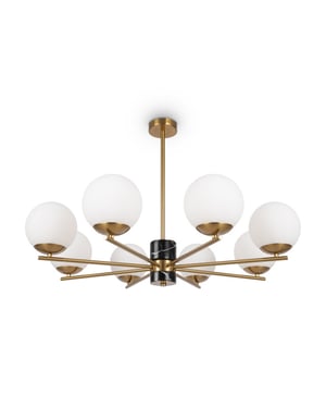 Maytoni hanglamp marble messing Ø81