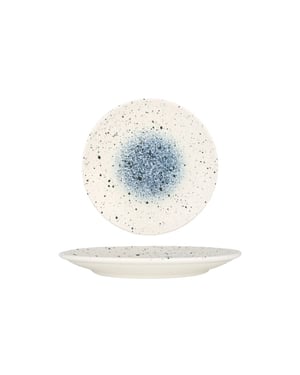 Rinart Dinerbord splash porselein 25 cm set van 6