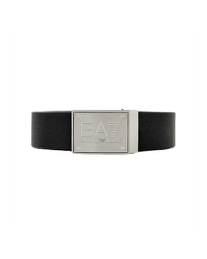 EA7 Riem plate belt beetle zwart