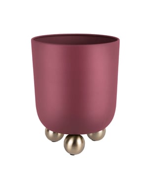 Present Time bloempot estilo medium bordeaux