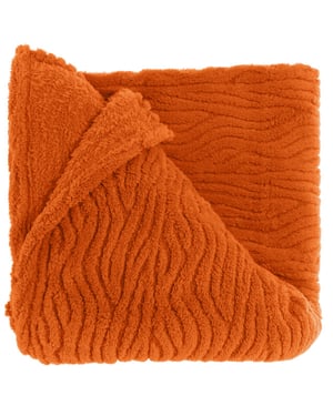 Unique Living plaid clio 150x200cm orange flame