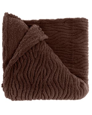Unique Living plaid clio 150x200cm rocky brown