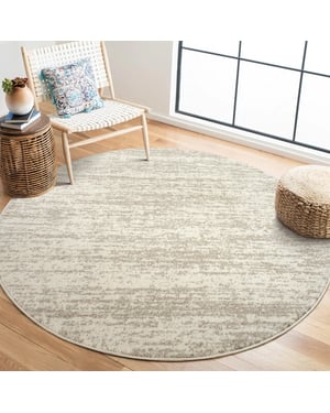 Muratap Relax oslo laagpolig effen vloerkleed rond modern tapijt - 120 cm rond