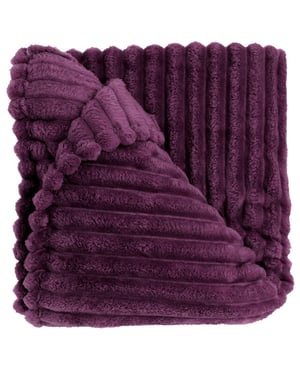Unique Living plaid lex 150x200cm dark purple