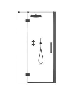 Vtw Living stijlvolle gun metal nisdeur deur rechts 100200 cm nano