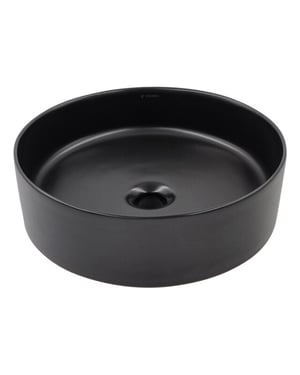 Vtw Living waskom rond mat keramiek opbouwwaskom 40 cm