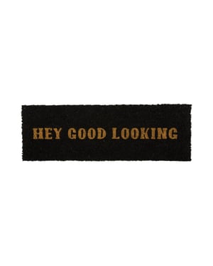 Present Time deurmat hey good looking - 75x25x1,5cm
