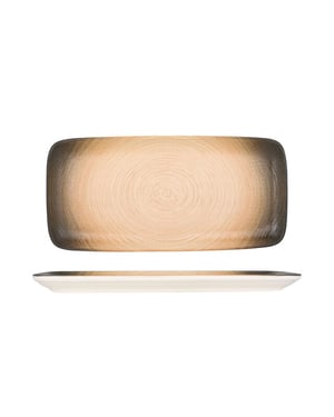 ID Fine Serveerschaal canyon porselein 30x11 cm set van 2