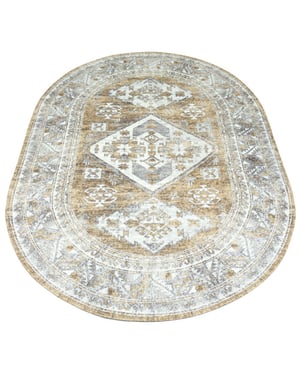 Veer Carpets Vloerkleed laria brown 5 ovaal 160 x 230 cm