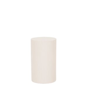 House Vitamin Side table / pillar- cylinder mdf sand 30x54cm