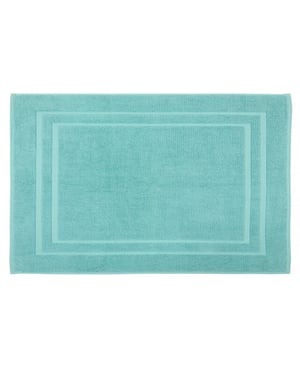 DoubleDry Hotel badmat 50 x 80 cm – 100% katoen – zacht en absorberend – denim