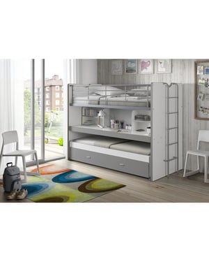 Lucevi bonny stapelbed 90x200cm zilver