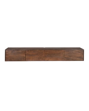 Starfurn zwevend tv meubel vision brown 200 cm