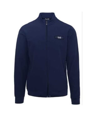 EA7 Vest sweater sand 23 blauw