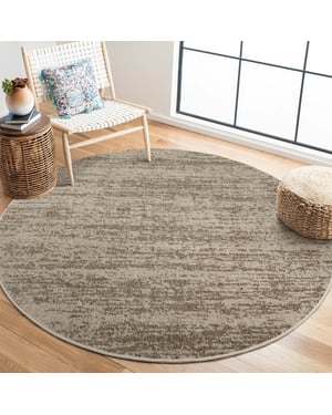 Muratap Relax oslo laagpolig effen vloerkleed rond modern tapijt - 150 cm rond