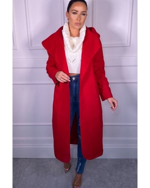 Waterfall Duster Belted Long Coat