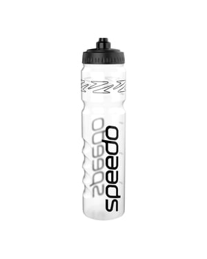 Speedo Logo 1L waterfles (Helder/zwart)