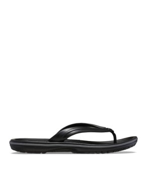Crocs Crocbrand teenslipper voor heren in zwart-grijs