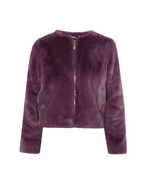 Faina Jas van imitatiebont Dames violet