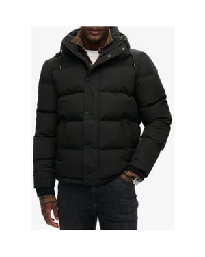 Hooded padded jacket