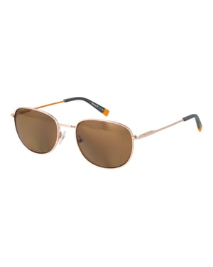 Aviator Zonnebril Rozen Gouden Metalen Frame