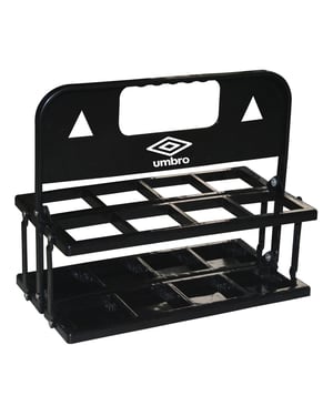 Umbro Logo 8 Bottles Water Bottle Carrier (Black)