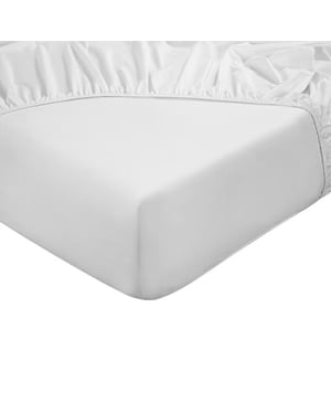 DoubleDry Hoeslaken 100% natuurlijk katoen eenpersoons 90x200 cm zacht &
