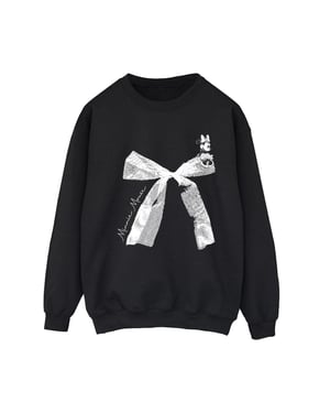 Disney Dames/Dames Minnie Mouse Strik Sweatshirt (Zwart, Zwart)