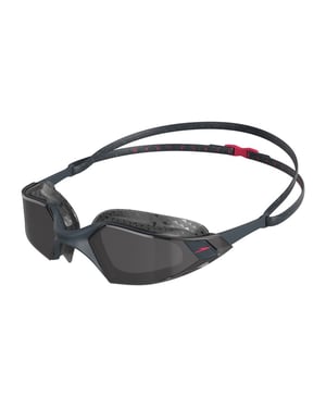 Speedo Unisex Adult Aquapulse Pro Smoke Zwembril (Grijs/Rood)