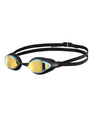 Arena Unisex Adult Airspeed Swimming Goggles (Yellow/Copper/Black)