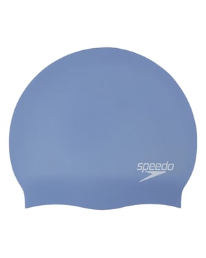 Speedo Unisex Zwemuts Lang Haar voor Volwassenen (Blauw-Paars)