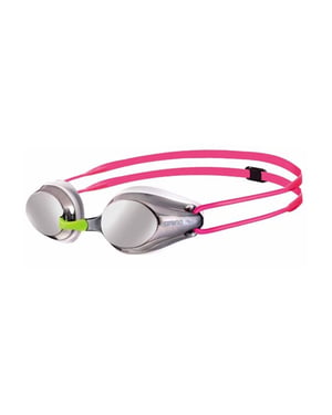 Arena Childrens/Kids Tracks Swimming Goggles (Silver/White/Fuchsia)