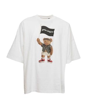 Palm Angels Unisex volwassen Piraten Beer Los T-Shirt (Wit)