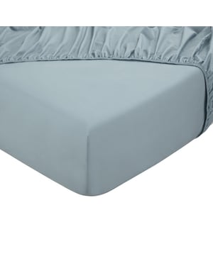 DoubleDry Hoeslaken 100% natuurlijk katoen eenpersoons 90x200 cm zacht &