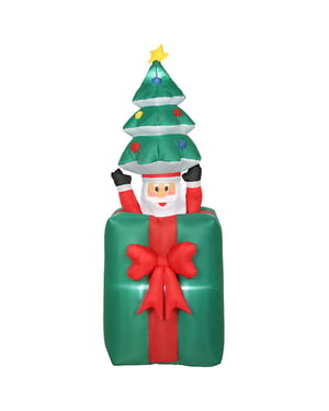 4goodz Opblaasbare kerstdecoratie met led-lampjes voor binnen en buiten