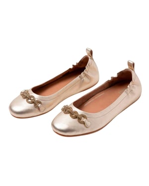 Fit Flop Dames/Dames Allegro Sprankelende Ballerina Flats (Goud)