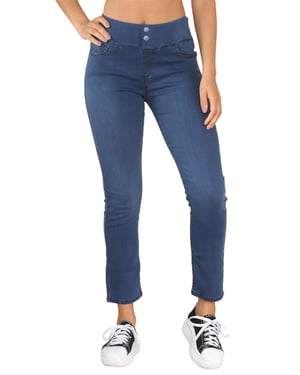Enzo | Womens Wider Waist Jeans