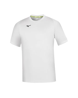 Mizuno Heren Core T-shirt met korte mouwen (Wit)