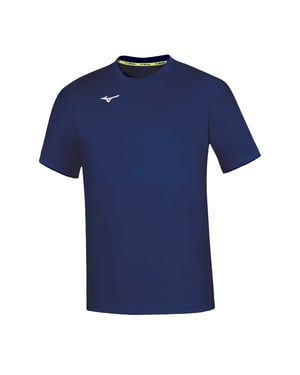 Mizuno Heren Core T-shirt met korte mouwen (Marine)