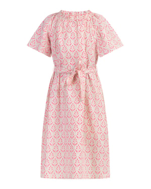 IZIA Zomerjurk Meisje neonroze