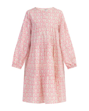 IZIA Zomerjurk Meisje neonroze