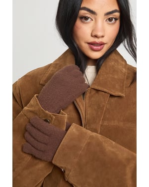Fluffy Knitted Gloves