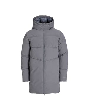 Jack And Jones Heren Brady Lang Pufferjack (Grijs)