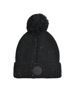 Lambretta Logo Bobble Beanie (Zwart)