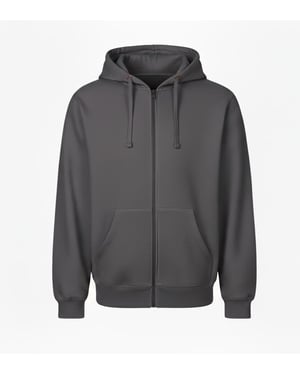VR2 Denim Mens Zip Up Hoodie Casual Fleece Jacket