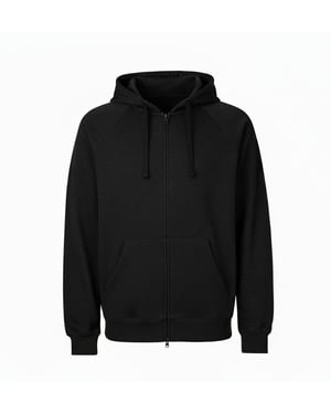 VR2 Denim Mens Zip Up Hoodie Casual Fleece Jacket