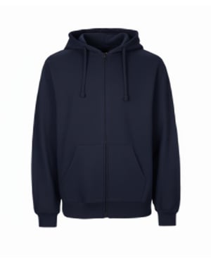 VR2 Denim Mens Zip Up Hoodie Casual Fleece Jacket