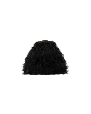 Faina Clutch/avondtasje Dames zwart