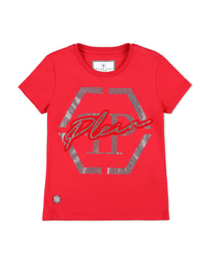 T-shirt Rund Hals L Hexagon