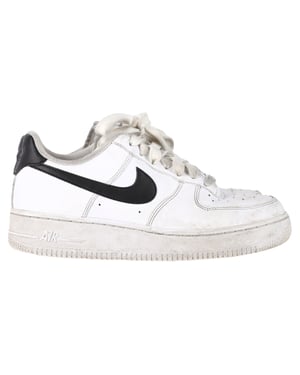 Nike Air Force 1 Low-Top Sneakers in White Leather